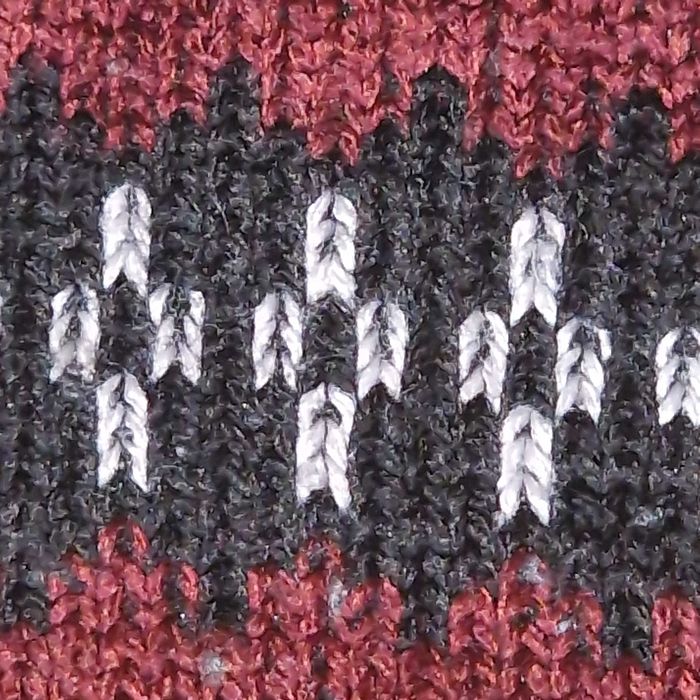 Antypoślizgowe grube ocieplane skarpety z futrem, wzór skandynawski