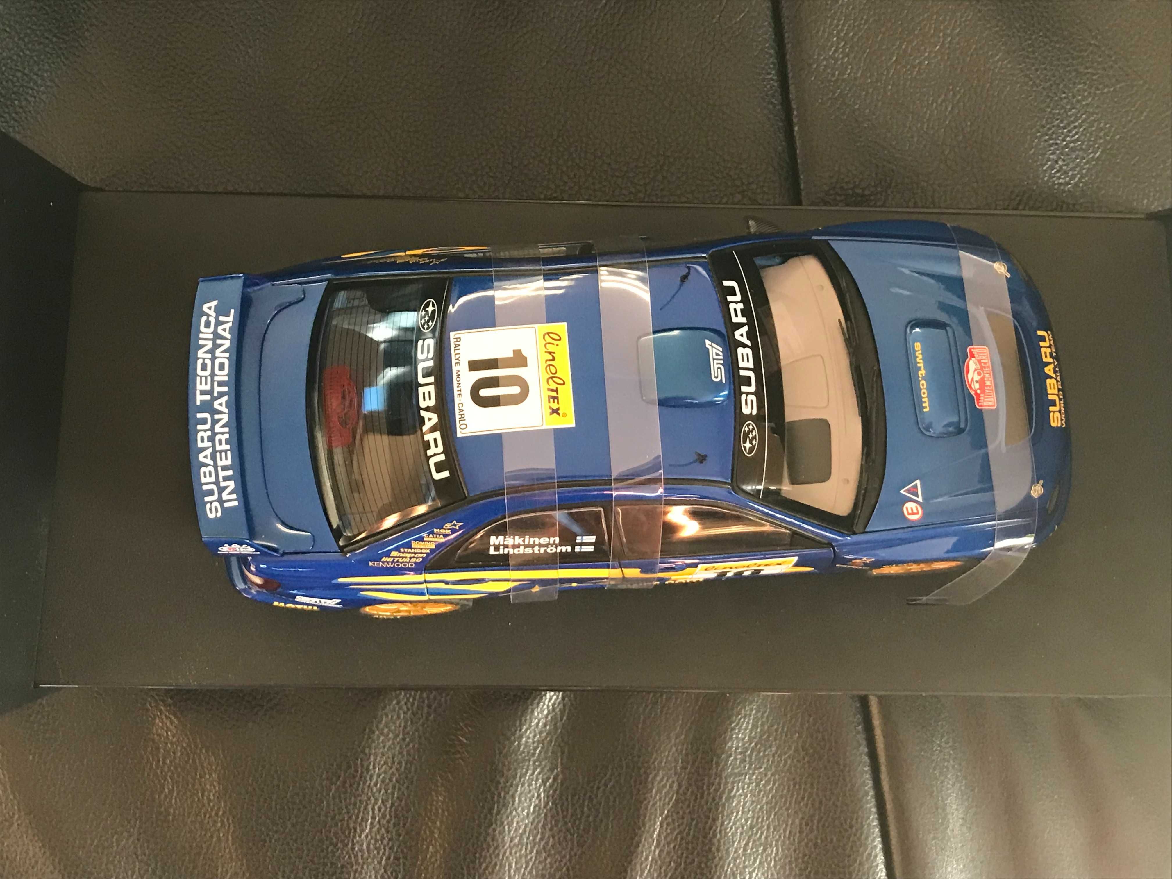 Autoart 1:18 Subaru Impreza WRC Nr 10 Makinen 2002 Rajd Monte Carlo