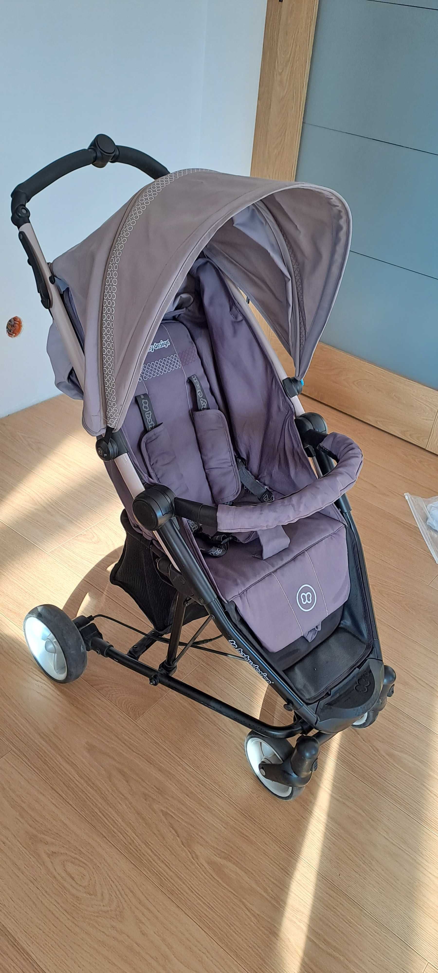 Wózek spacerowy BabyDesign z moskitierą