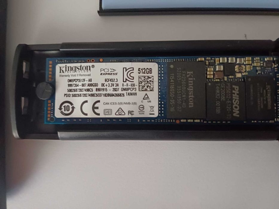 Disco Externo SSD Kingston 512GB NVMe + Caixa ORICO USB-C