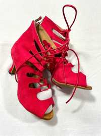 Nowe buty do tańca 38 czerwone