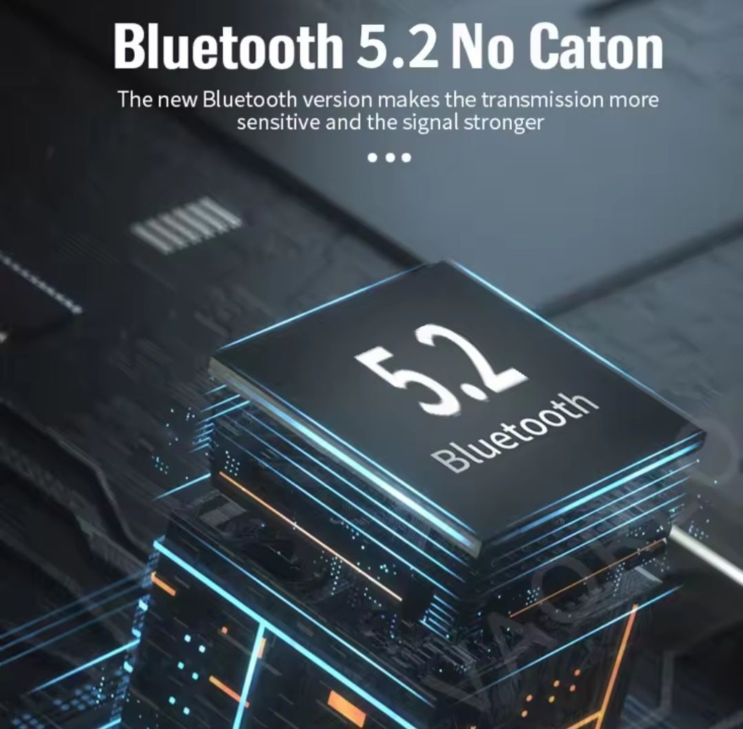 Odbiornik Audio Bluetooth 5.2, gratis kable