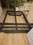 Łóżko LOFT metalowe lewitujące 140x200 z materacem