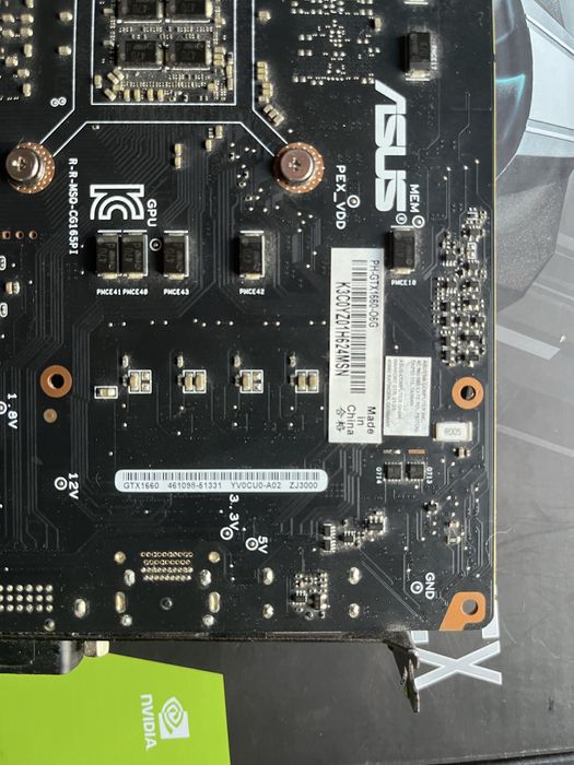 Видеокарта ASUS GeForce GTX 1660 Phoenix OC 6GB