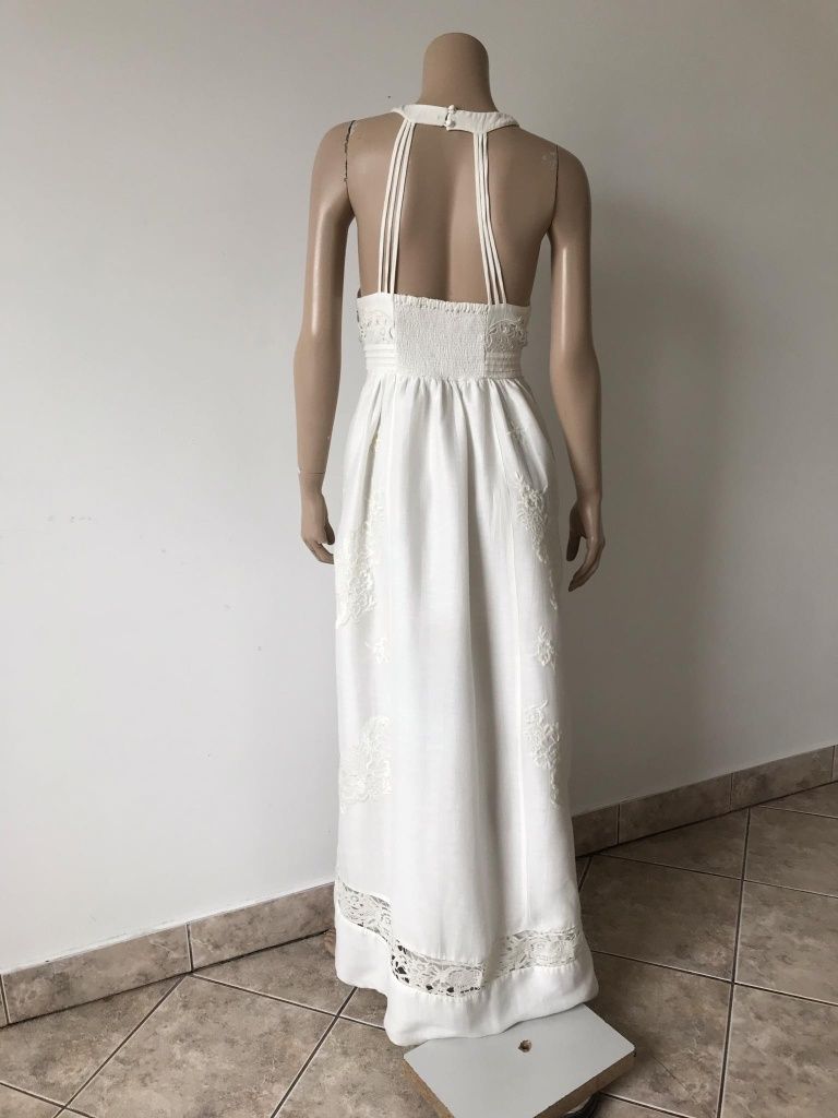 Moulinette Soeurs przepiękna suknia boho M len