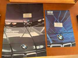 BMW e23, e21, e24, e30, e28 рекламные брошюры