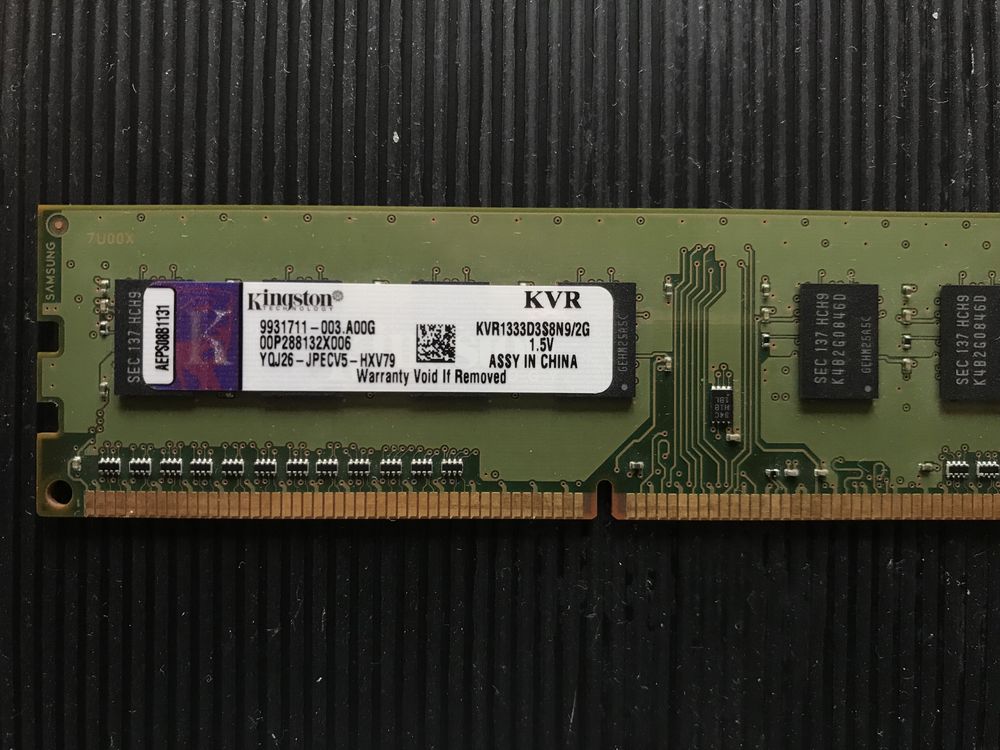 ОЗУ Kingston DDR3 1333 2gb для компьютера