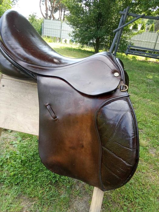 siodło wszechstronne brązowe 18 18,5'' skokowe