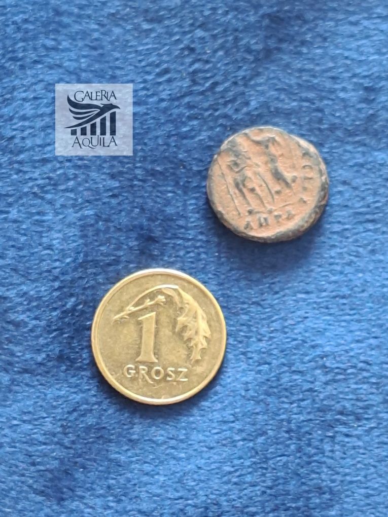 Moneta Imperium Romanum (nummus) - do identyfikacji IV-V w.n.e.
