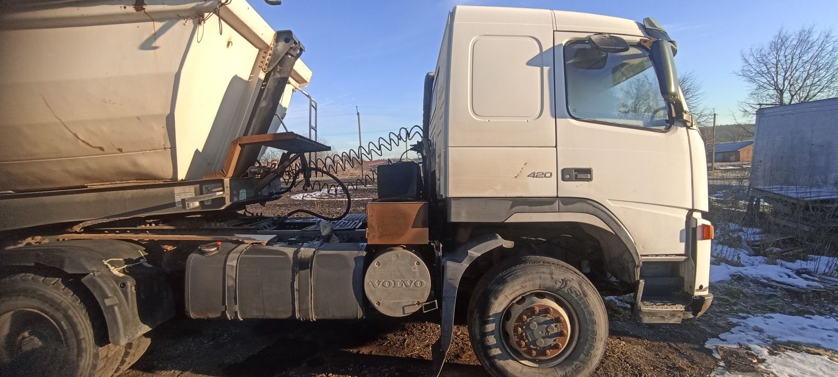 Volvo fm 12 420 4x4 з приціп самоскид 22м³