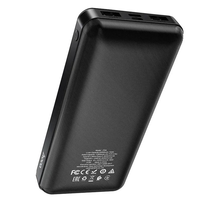 Powerbank 20000mAh повербанк НОСО 2USB /Type-C /MicroUSB, 2A