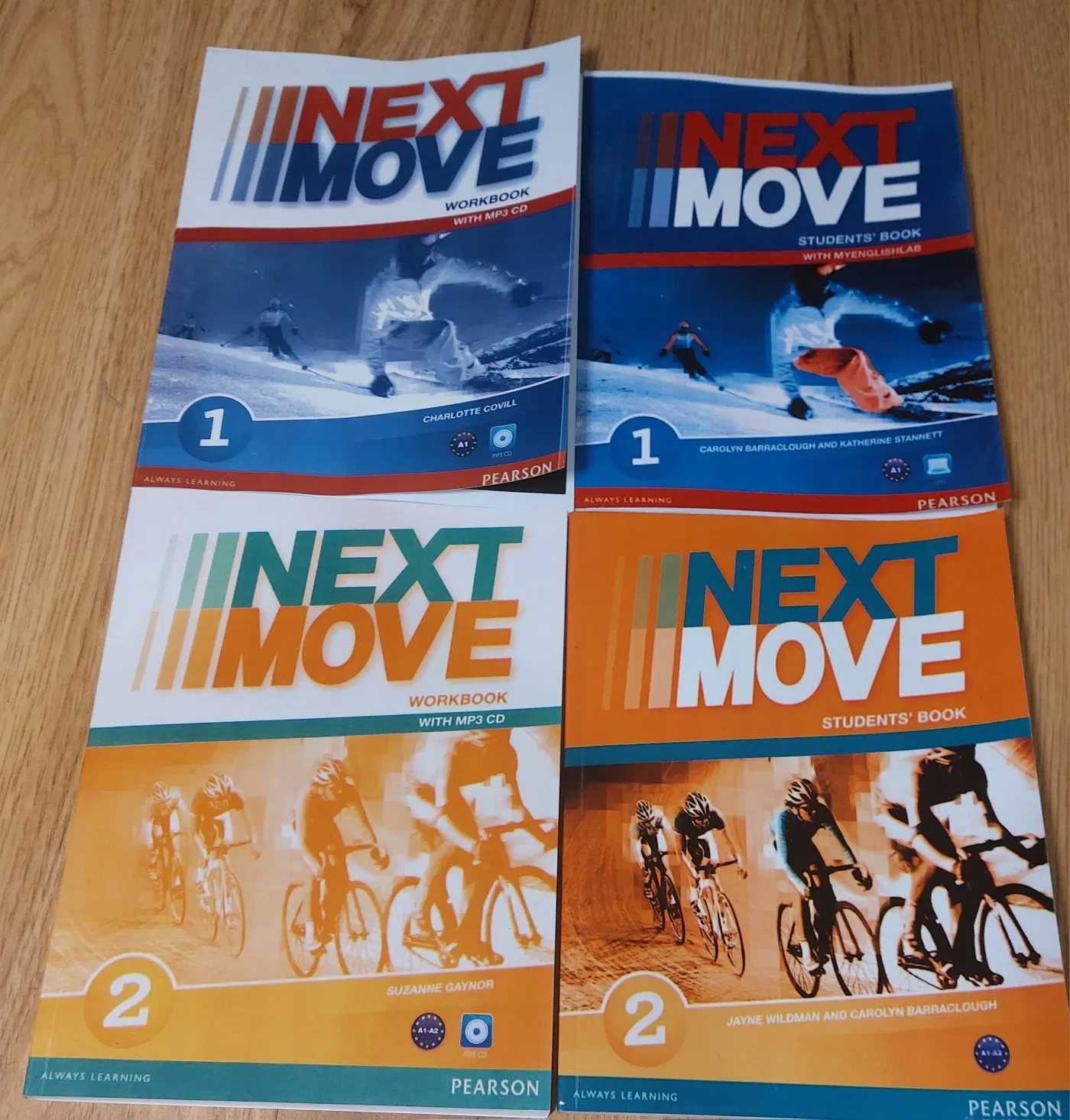 Учебник и Рабочая тетрадь Next Move и Students Book & WorkBook 1 и 2