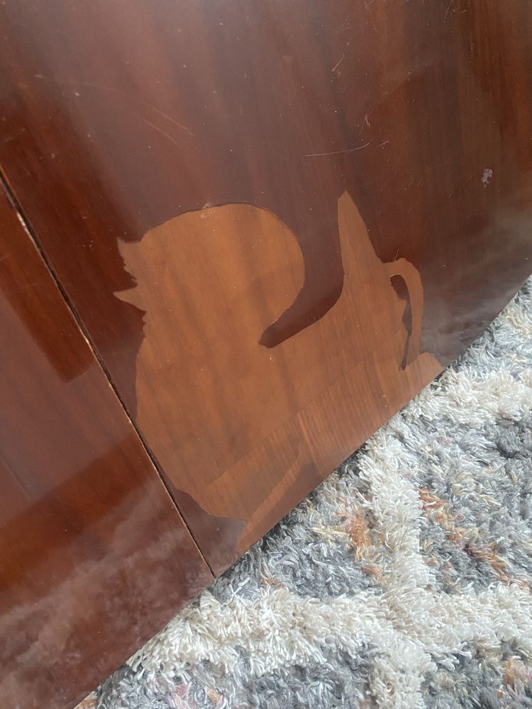 Stół owalny drewniany rozkładany