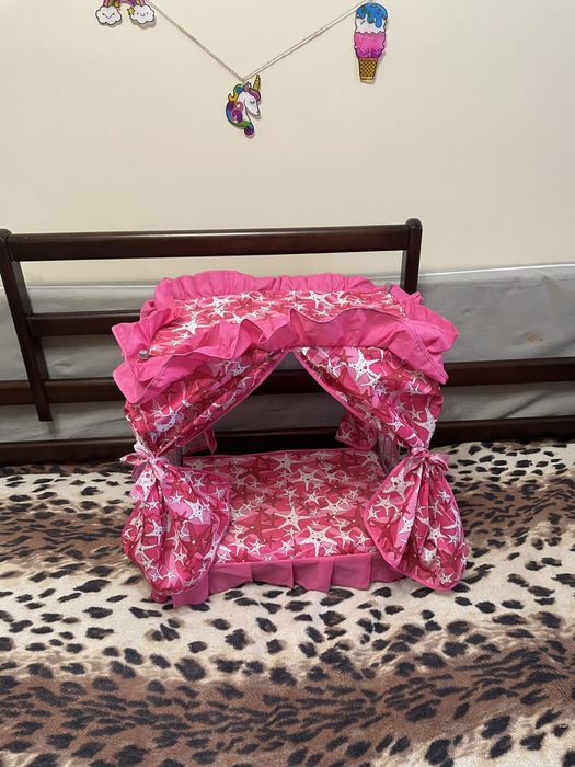 Дитяче іграшкове ліжко для ляльок