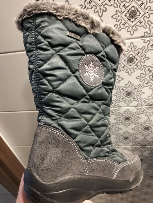 Kozaki dziecięce 34 zimowe ocieplane