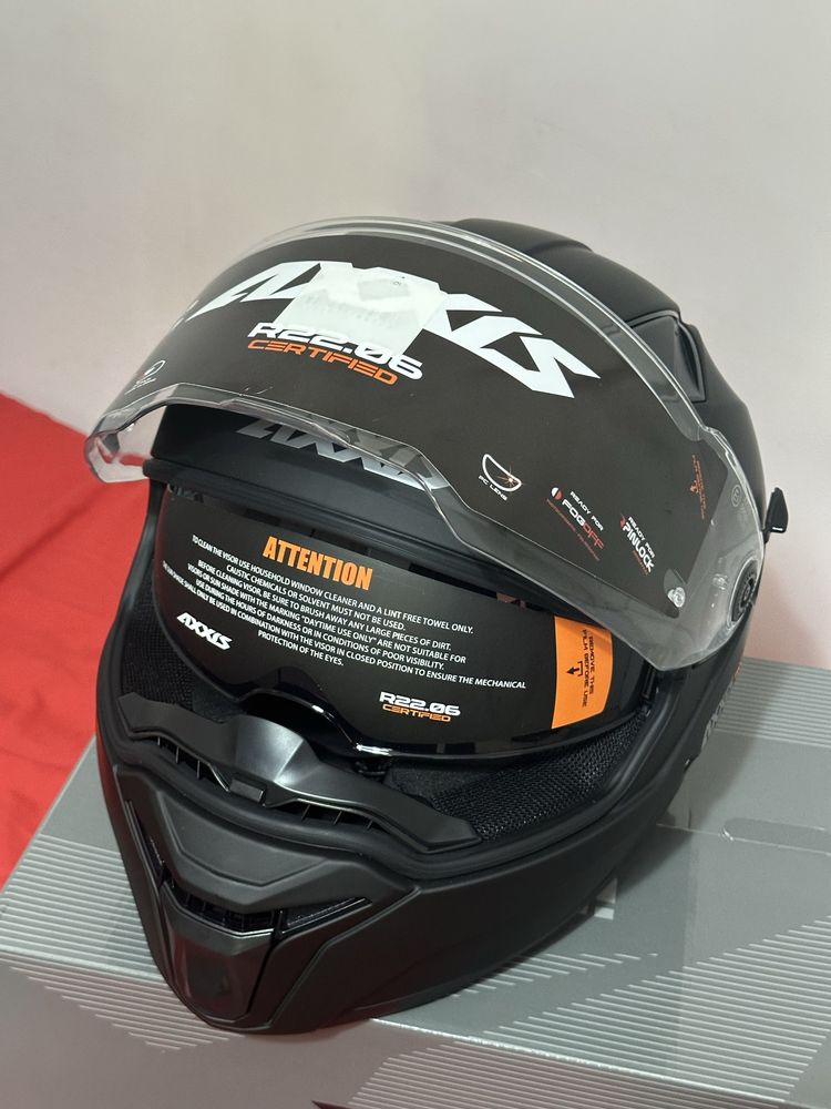 Capacete AXXIS PANTHER s solid preto  mate