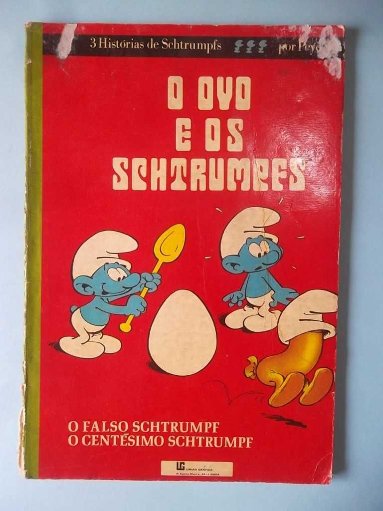União Gráfica Ed. : 5 álbuns Kim Kebranoz, João e Pirolito, Schtrumpfs