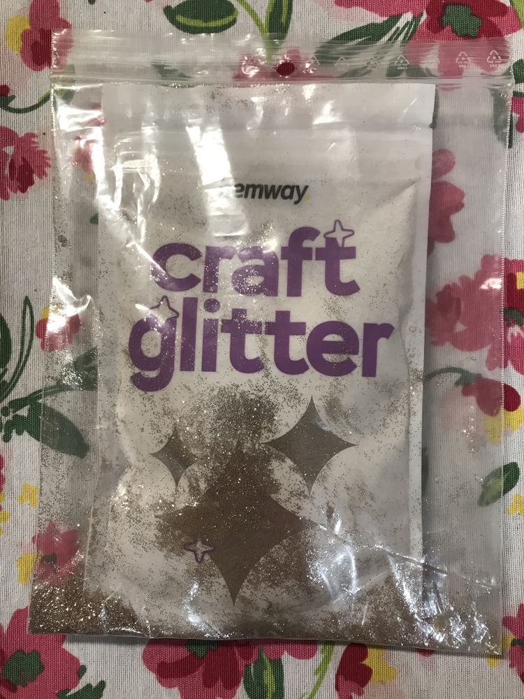 Brokad firmy hemway craft glitter