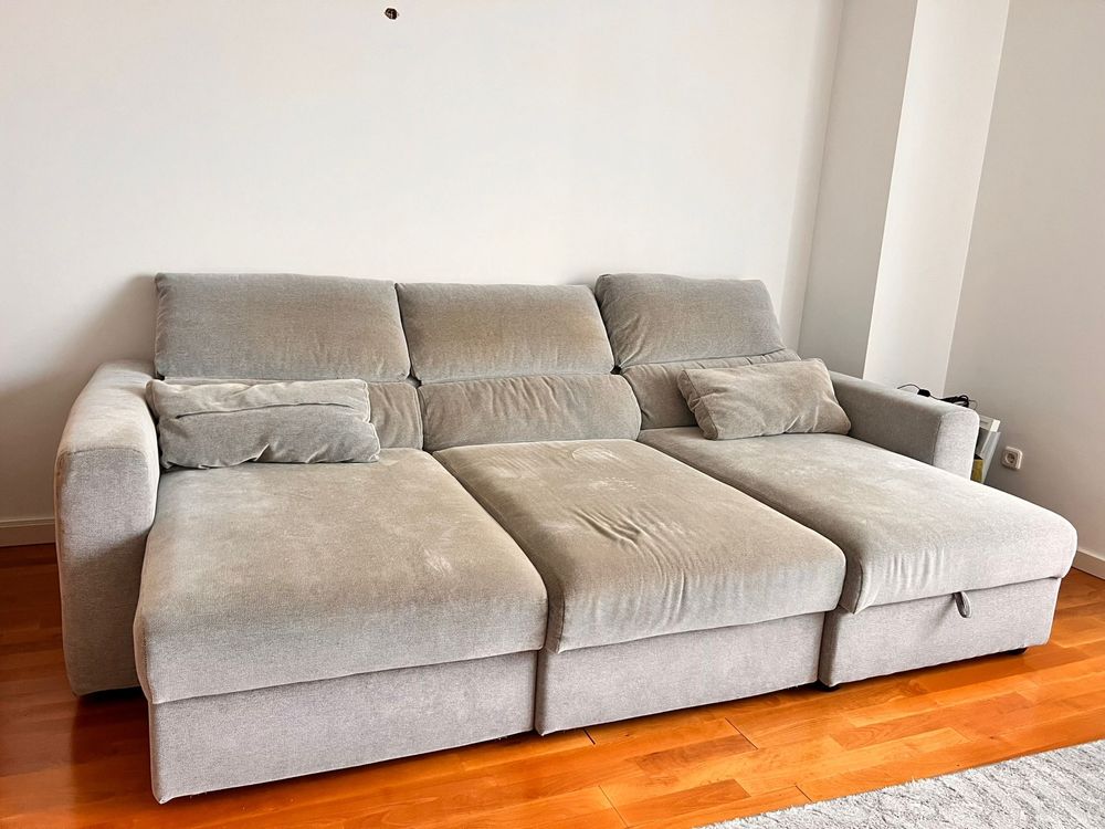 Sofa ESKILSTUNA 3 lugares com chaise longue