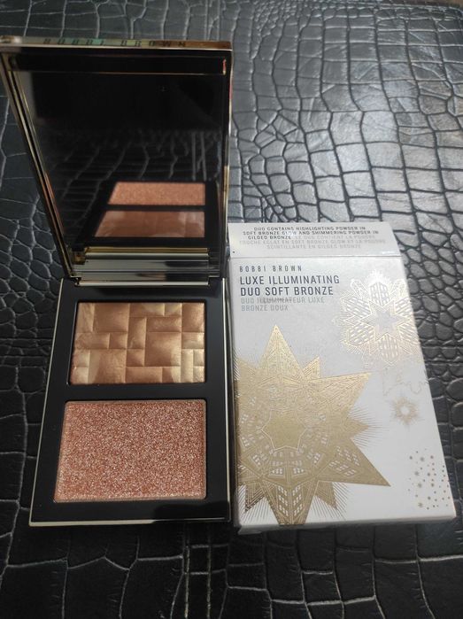 Bobbi Brown Duo soft bronze bronzer rozświetlacz nowe