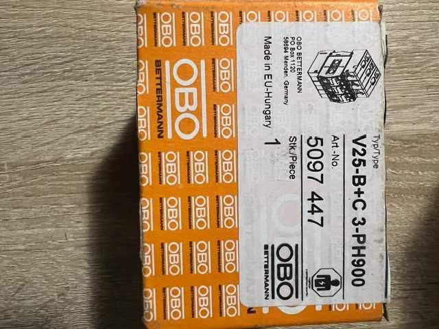 Ogranicznik przepięć DC OBO Bettermann V25-B+C 3-PH900