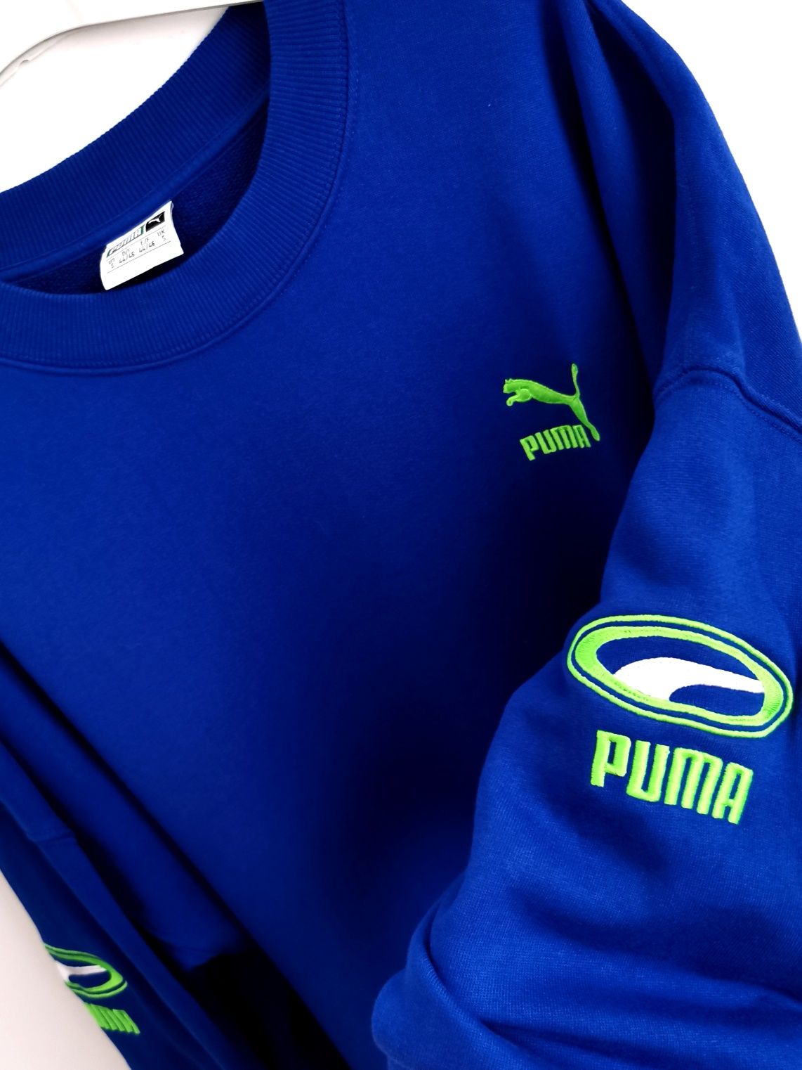 Puma bluza sportowa męska logowana IDEAŁ ORYGINAŁ S/M