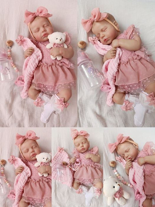 Lalka w typie reborn z wyprawką prezent lala miękki brzuszek