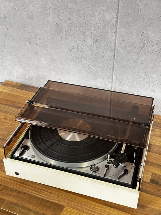 Dual 1229 gramofon, biały, wkladka DM103 M-E