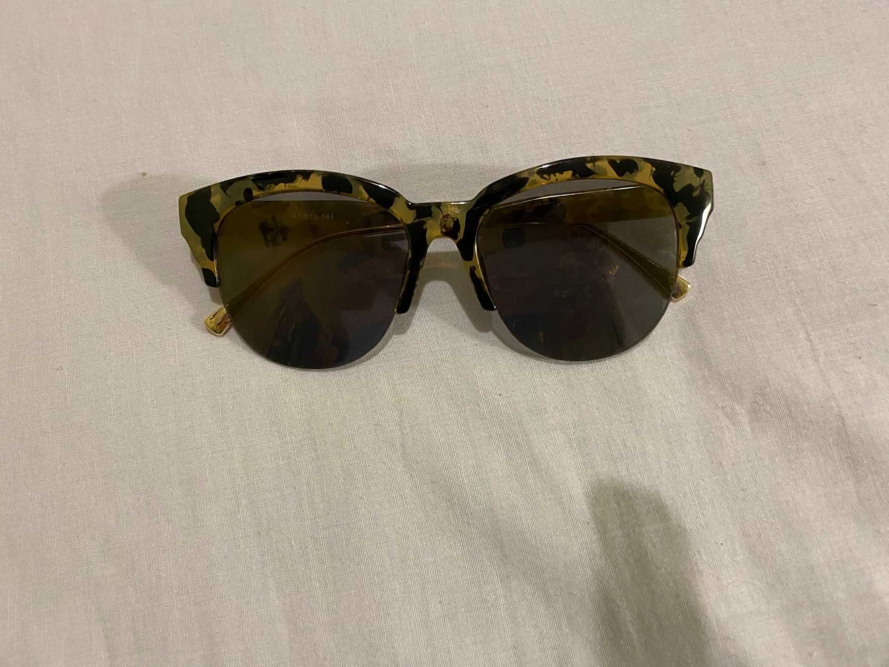стильні трендові сонцезахисні окуляри Leopard/Польща
