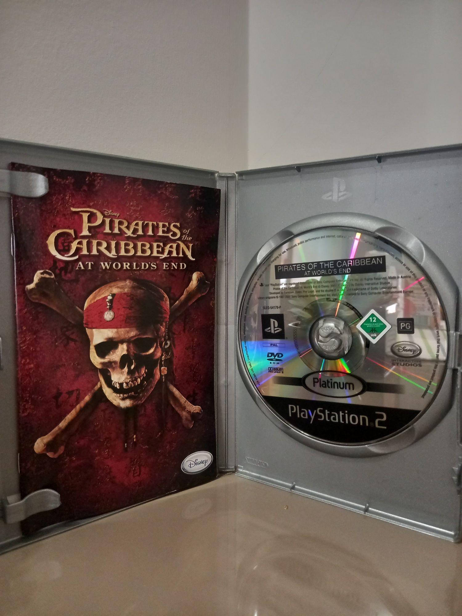 Jogo PlayStation2 Pirata das Caraíbas