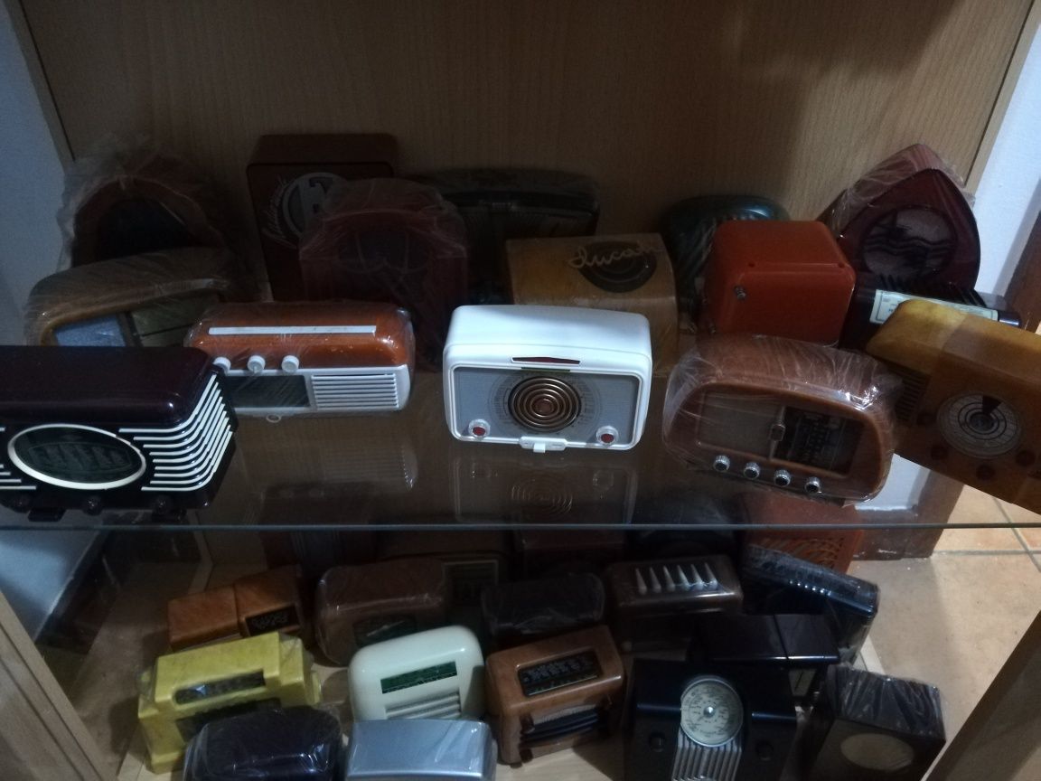 Coleção Mini Rádios Vintage