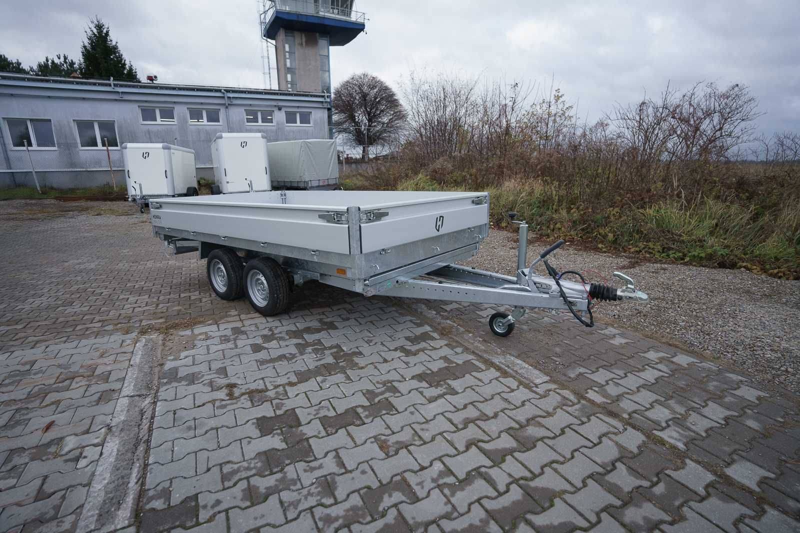 Wywrotka 3 strony Henra Tipper Trailer 331x185 o DMC:3500kg MEGA MOCNA