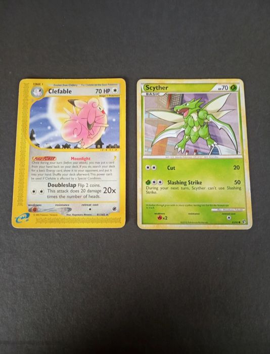 Cartas Pokémon Clefable/Scyther