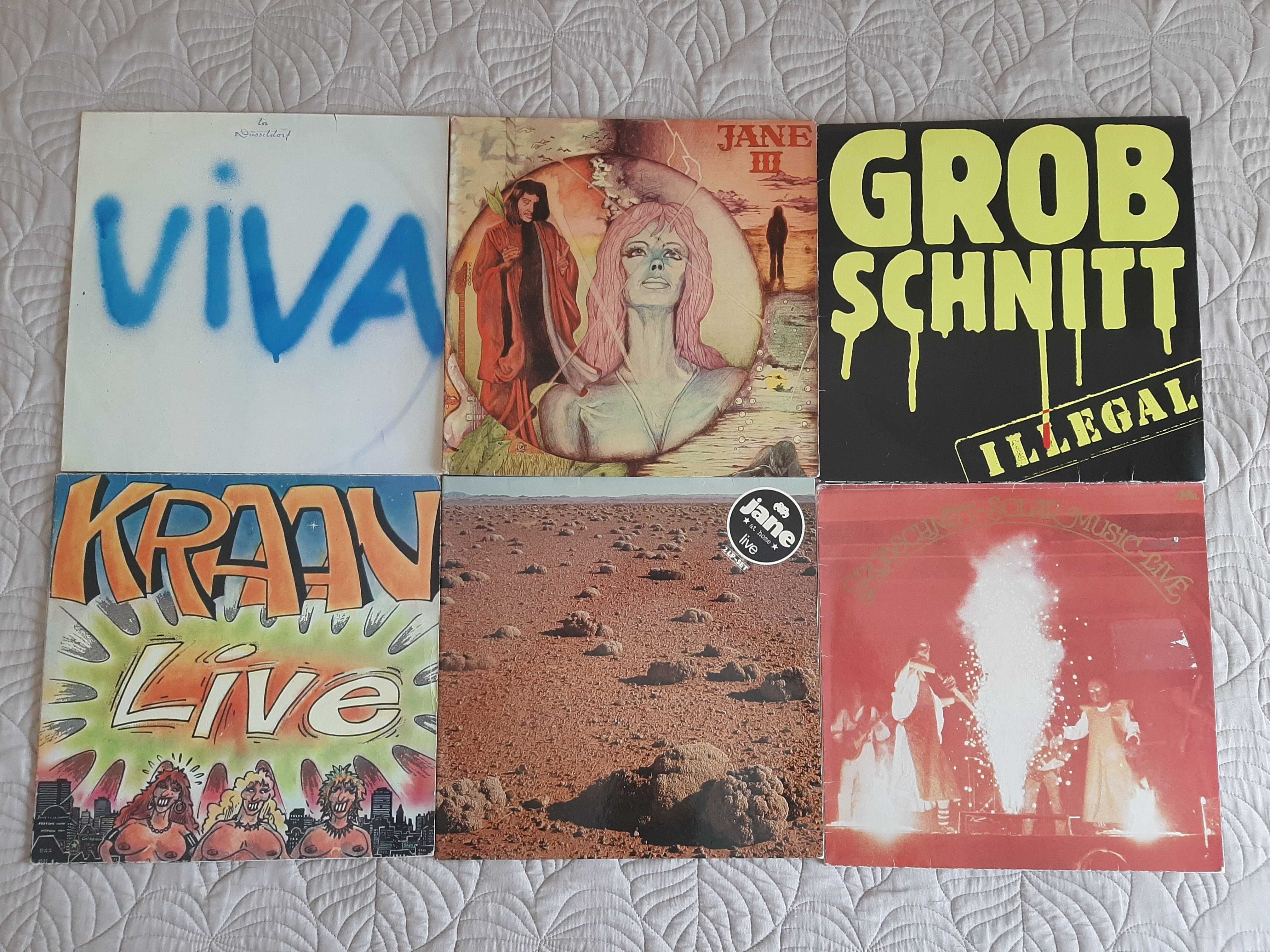 Kraan – La Dusseldorf – Jane – Grobschnitt - Vinil LP
