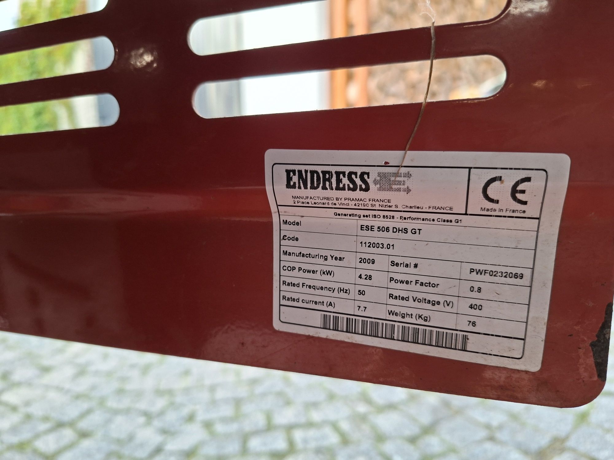 Agregat prądotwórczy trójfazowy Endress