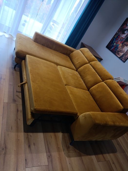 Narożnik z funkcją spania