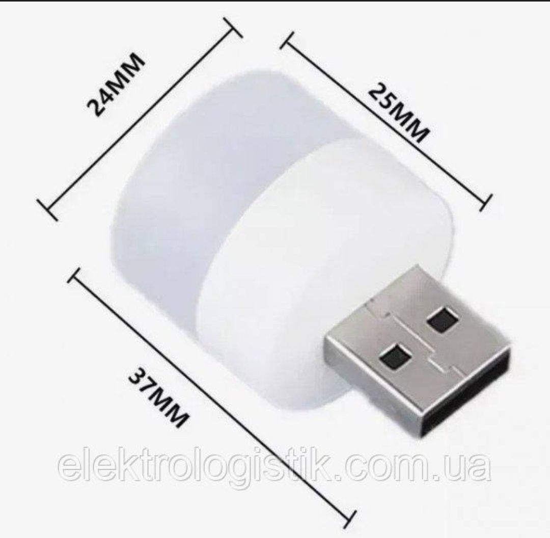 USB LED Лампочка 1W USB 5V Міні Нічник Портативна USB Лампа Компактна