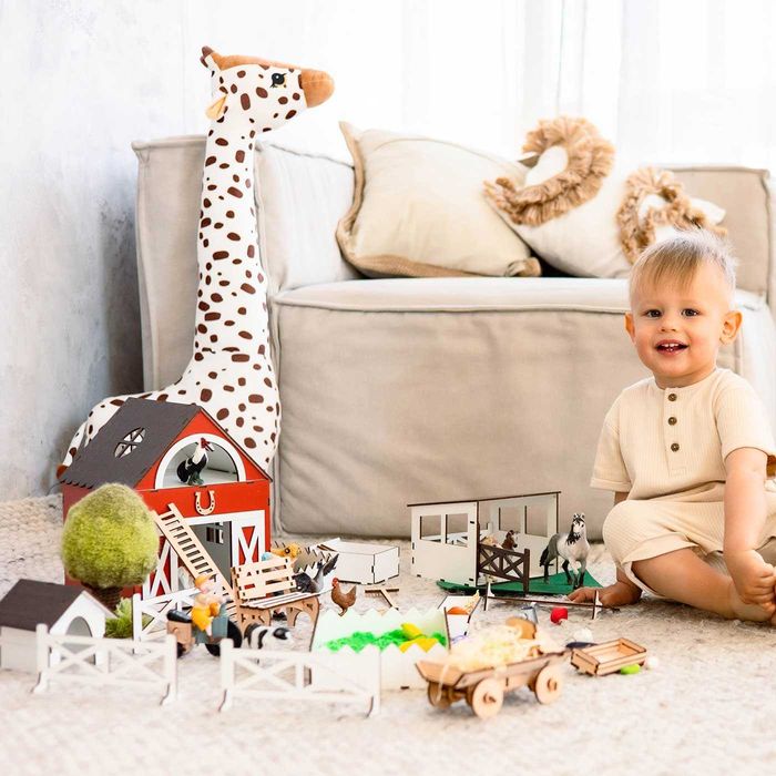 NEW! ФЕРМА для тварин шляйх для животных кукольный домик кукол лол lol