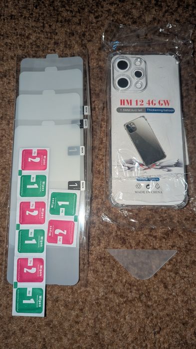 Новий Чохол на redmi 12 + 4 гідрогелеві плівки.