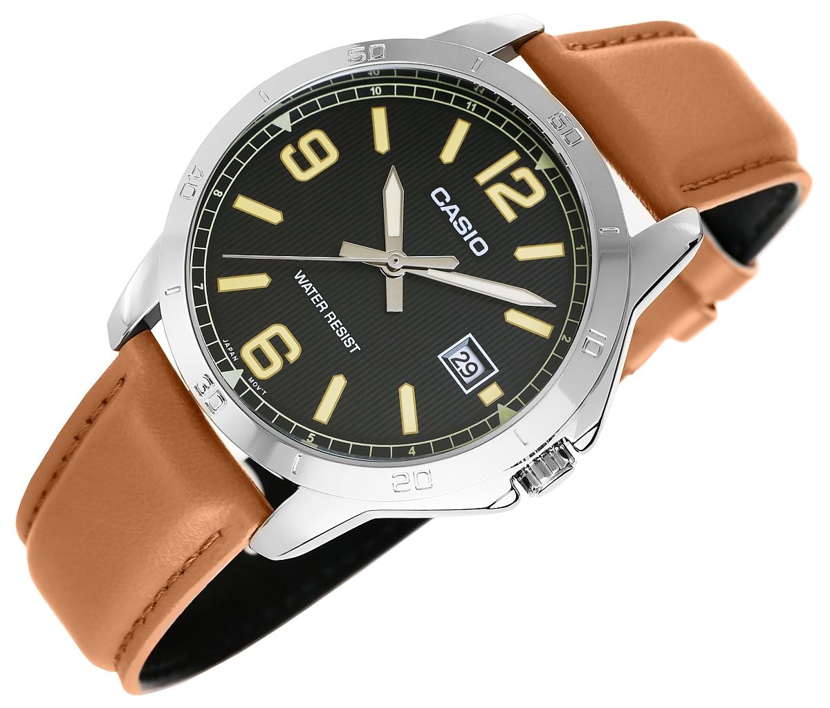 zegarek męski casio mtp-v004l-1b2udf + box