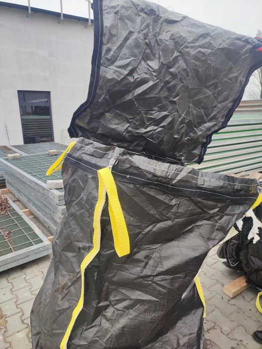 Worki BIGBAG BIG BAG z klapą na rzep po artykułach spożywczych