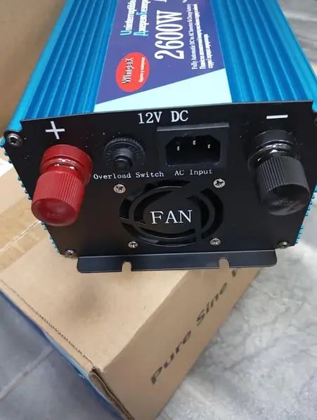 Потужний перетворювач Wimpex 2600W з зарядкою ИПБ 12 220 для котла