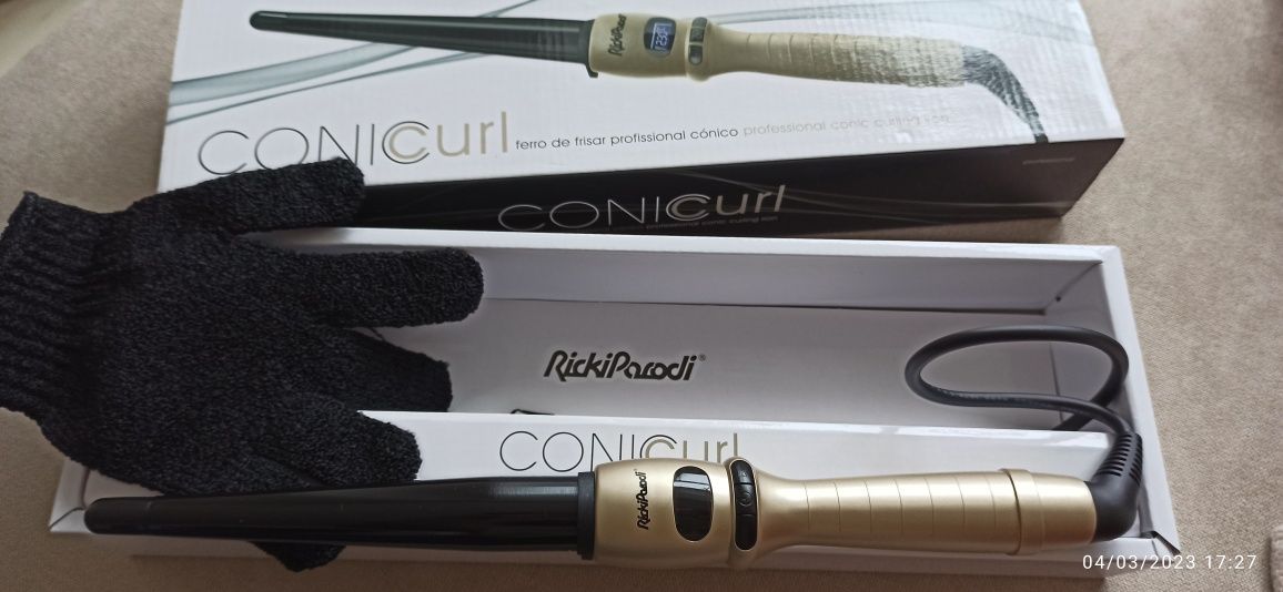 Ferro de frisar CONIC CURL de Rickiparodi