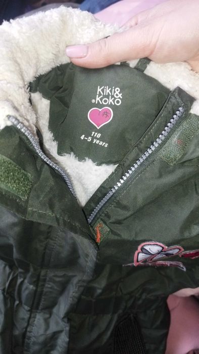 Парка для дівчинки зимова