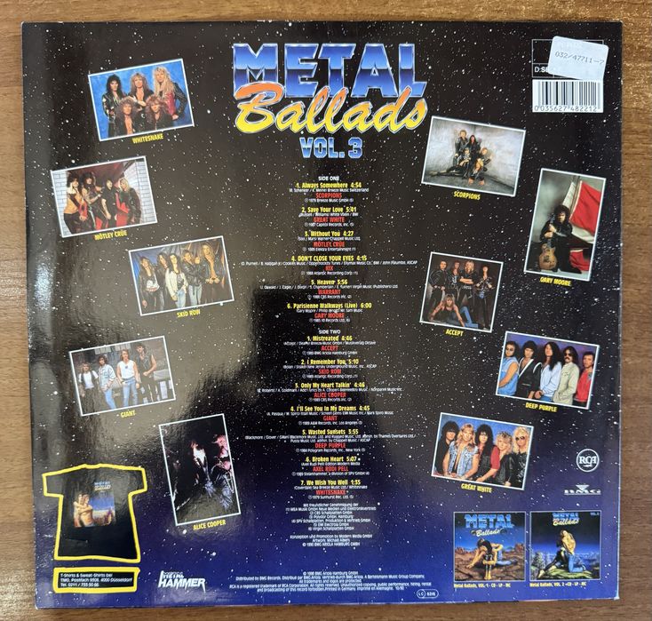 Збірки. Various – Metal Ballads 1,2,3, суперстан