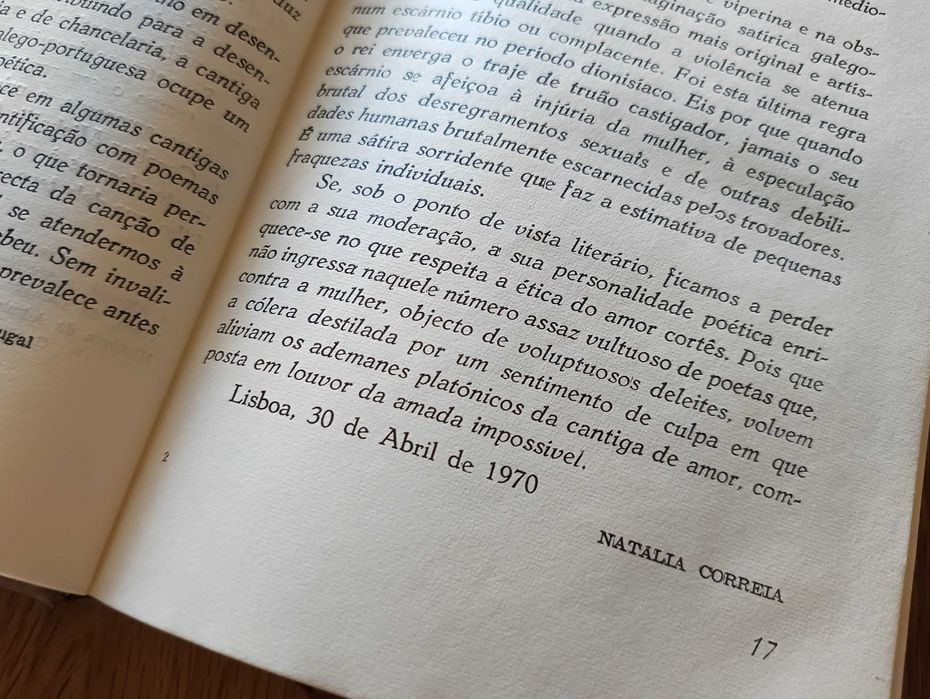 Trovas de D. Dinis - prefácio de Natália Correia