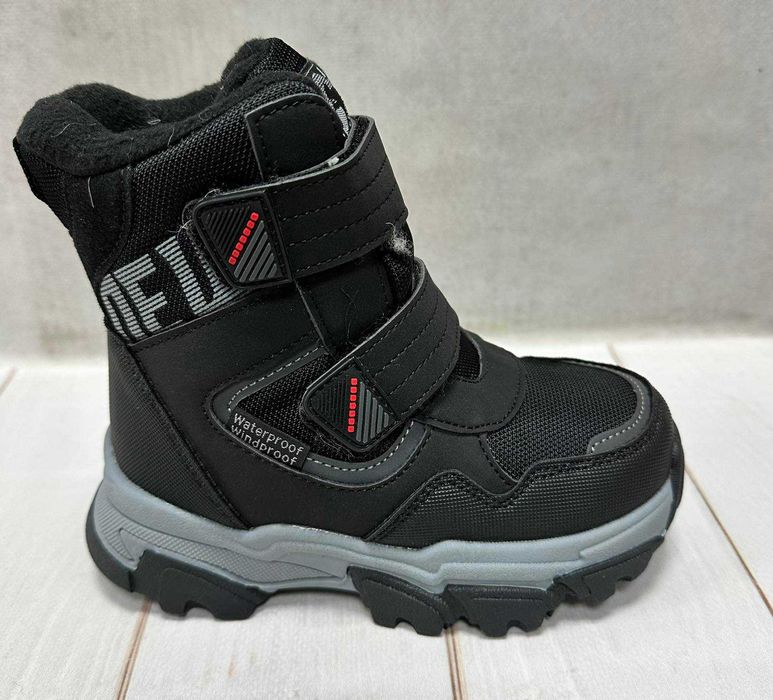 Дитячі зимові чоботи сноубутси Tom.M чорні 27-32