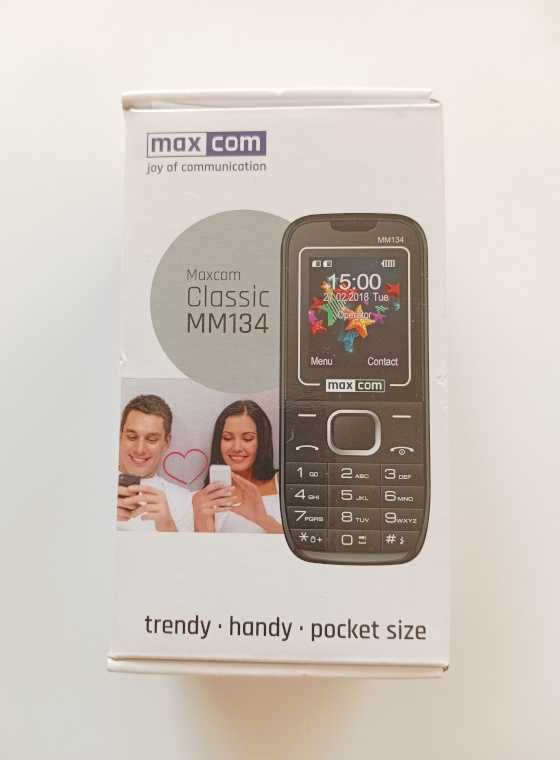 Telefon komórkowy Maxcom MM134 Classic Klasyczny telefon dla seniora