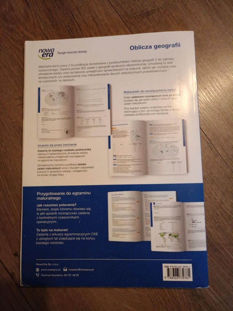 Oblicza geografii 2 Matura karty pracy zakres rozszerzony Nowa Era