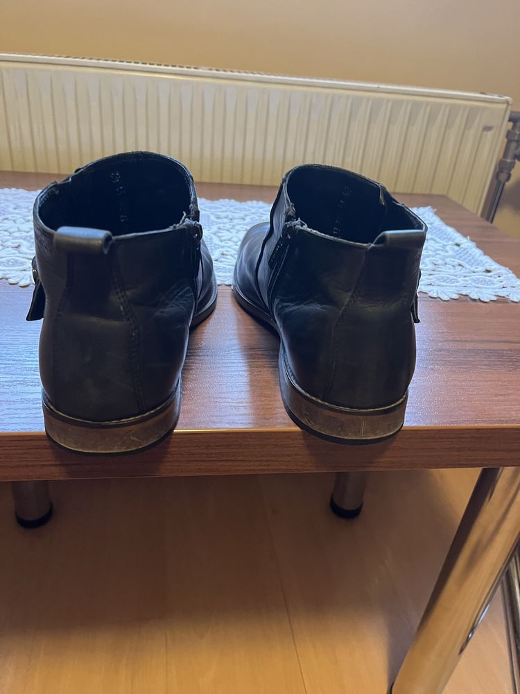 Buty bikery czarne
